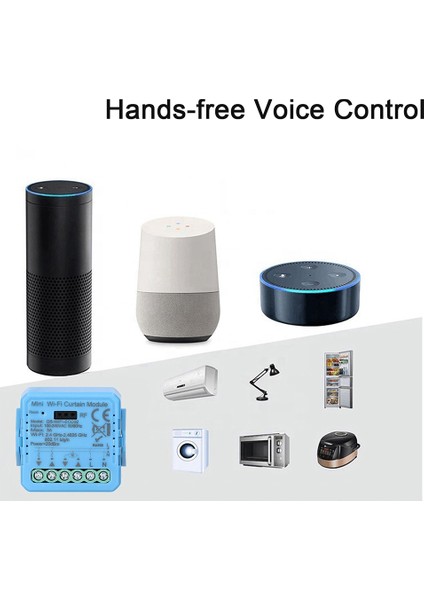 Wifi Anahtarı Perde Modülü Dimmer Perde Anahtarı Akıllı Yaşam Uygulaması Uzaktan Kumanda Alexa Google Home Ses Kontrolü (Yurt Dışından)