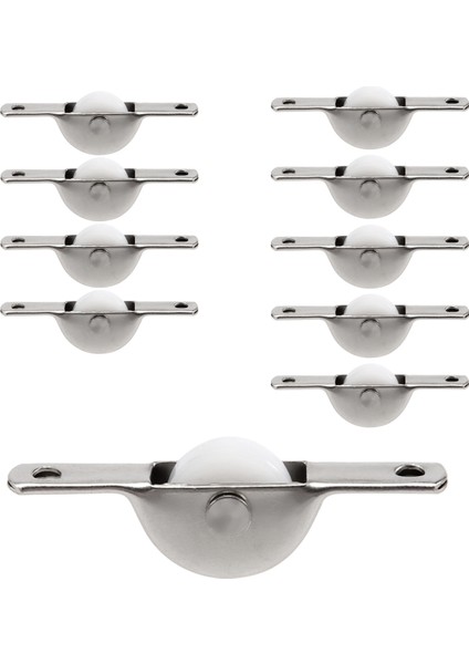 10 Adet Kapı Pencere Dolap Çekmece Kutusu Tek Naylon Sürgülü Makaralı Kasnak Tekerleği (Yurt Dışından) fırsatları