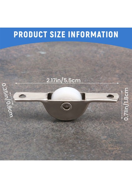 10 Adet Kapı Pencere Dolap Çekmece Kutusu Tek Naylon Sürgülü Makaralı Kasnak Tekerleği (Yurt Dışından) indirimleri