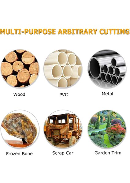 Akülü Elektrikli Tilki Kuyruğu Testere Değişken Hız Metal Ahşap Kesme Aleti Elektrikli Testere 18V Pil Için (Yurt Dışından) indirimleri