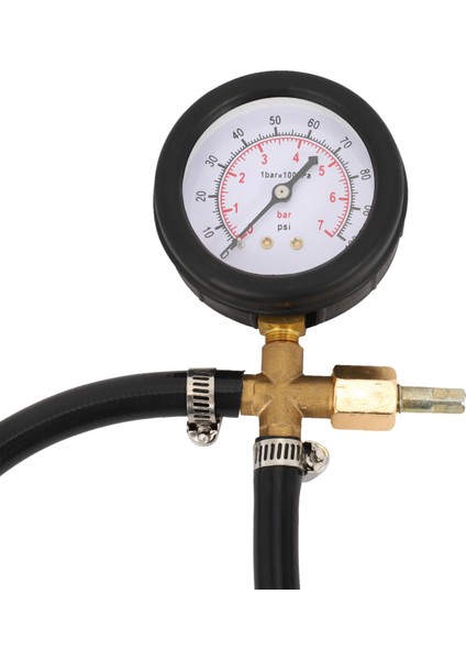 Valf 0-100PSI ile Hızlı Bağlantılı Yakıt Enjeksiyon Pompası Basınç Test Cihazı Ölçer (Yurt Dışından)