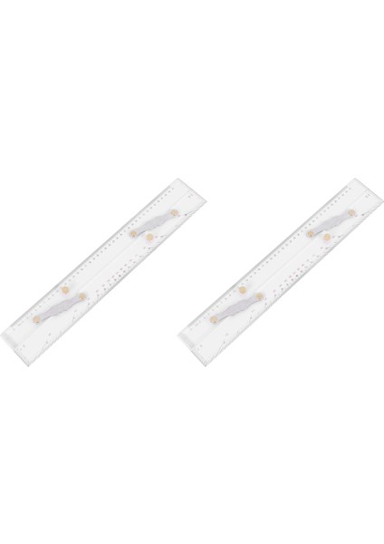 2x Deniz Cetveli Paralel Cetvel Deniz Grafikleri Paralel Cetvel Haritalama Noktaları Paralel Cetvel 450 mm Çekmek Için (Yurt Dışından)