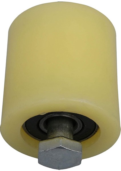 2 Adet 48X50MM Sarı Gümüş Naylon Çelik Düz Makaralı Rulman Kılavuz Tekerlek 6201 M12 Vida Elektrikli Kapı Sürgülü Kapı (Yurt Dışından)