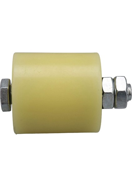 2 Adet 48X50MM Sarı Gümüş Naylon Çelik Düz Makaralı Rulman Kılavuz Tekerlek 6201 M12 Vida Elektrikli Kapı Sürgülü Kapı (Yurt Dışından)