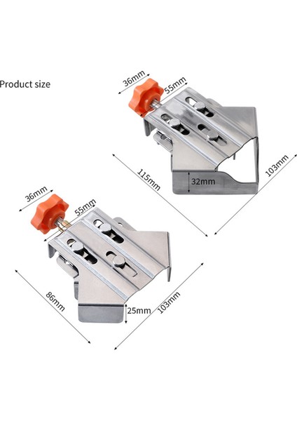 Yakın Tip Dik Açılı Kelepçe Ağaç Işleme Dik Açı Ekleme Hızlı Kelepçe Bulucu Mühendislik Ağaç Işleme Dıy (Yurt Dışından)