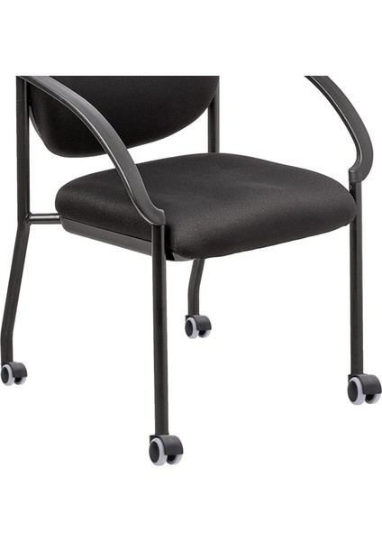 50MM Ofis Koltuğu Makaralı Tekerlekler - 5'li Set - Siyah&beyaz (Yurt Dışından)
