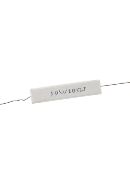 10W 10 Ohm %5 Sargılı Seramik Çimento Güç Direnci x 20 (Yurt Dışından) fiyatları