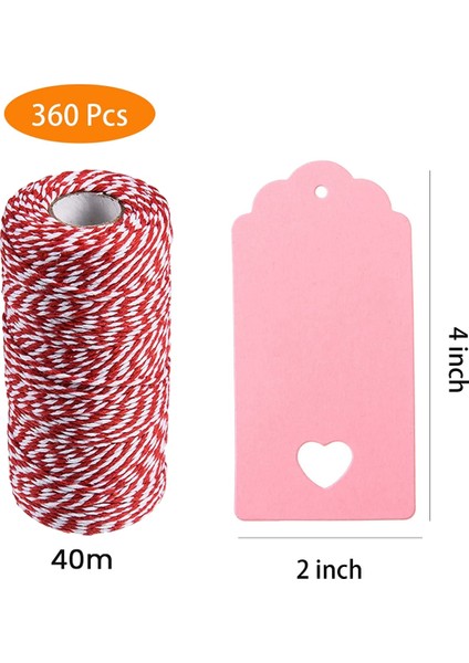 360 Adet Sevgililer Günü Hediye Etiketleri Pembe Kraft Kağıt Hediye Etiketleri Asılı Hediye Etiketi Etiketleri Pembe Adı Etiketleri, 2 x 4 Inç (Yurt Dışından) modelleri