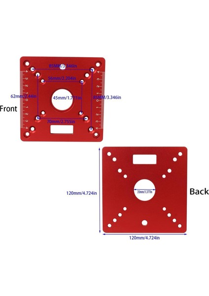 Yönlendirici Masa Ekleme Plakası, Mini Kare Ağaç Işleme Tezgahı Yönlendirici Çevirme Plakası, Çok Fonksiyonlu Kırpma Gravür Masası (Yurt Dışından) fiyatları