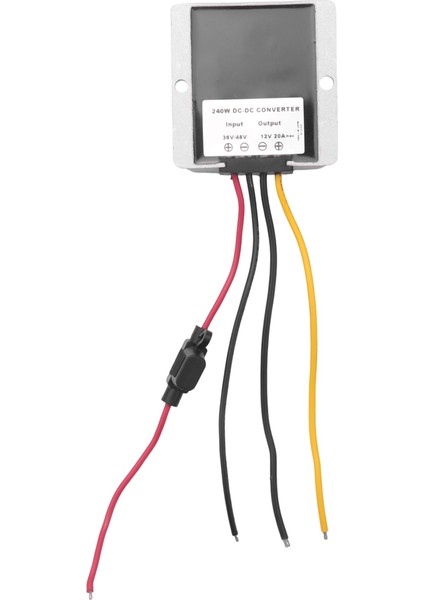 2x Dc 36V/48V 12V 20A Dönüştürücü Gerilim Dc Regülatör Redüktör Buck Trafo Dönüştürücü Güç Sigortalı (Yurt Dışından)