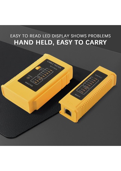 Ağ Kablosu Test Cihazı Test Aracı RJ45 RJ11 RJ12 Cat5 Cat6 Utp USB Lan Tel Ethernet Kablosu Test Cihazı (Pil Dahil Değil) (Yurt Dışından) indirimleri