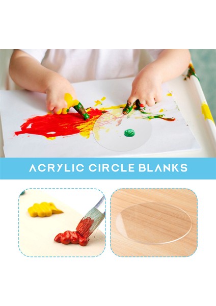 18 Adet Şeffaf Akrilik Disk 4 Inç Daire Akrilik Levha Kalın Daire Akrilik Yuvarlar Boşluklar Akrilik Panel Dıy El Sanatları Için (Yurt Dışından) indirimleri
