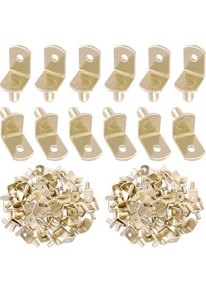 Raf Pimleri,6mm Altın Destek Çivisi,delikli,kaplama Çelik Çerçeve Braket Pimleri, Dolaplar Için Braket Delikleri (Yurt Dışından)