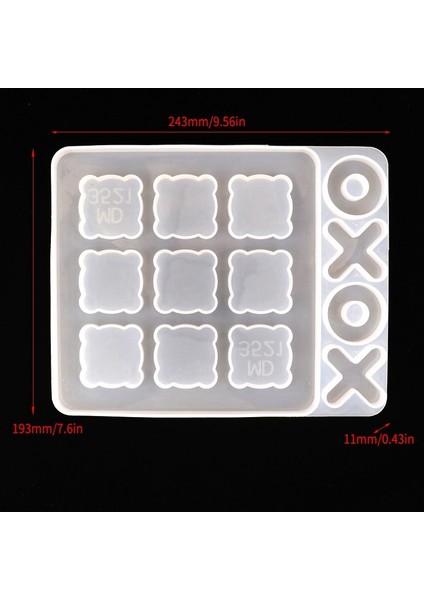 2 Adet Dıy Xo Satranç Oyunu Klasik Silikon Formu Molde Resina Epoksi Süpürgelik Kalıp Reçine Kalıp Silikon Çocuklar Için (Yurt Dışından) fiyatları