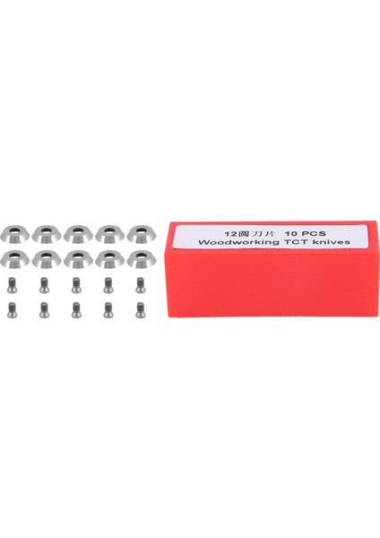 Ci3 Yuvarlak 12X2.5MM Karbür Uçlar Kesiciler Bıçaklar Yedek Bıçak Dıy Torna Ahşap Torna Sonlandırıcı Aracı Için Fit 10 Adet (Yurt Dışından)