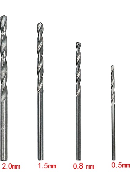40 Adet Yüksek Hız Çelik Yapı Matkap Ucu Seti Aracı Mini Matkap Hss Bit 0.5mm-2.0mm Düz Pcb Matkap Uçları Seti (Yurt Dışından)