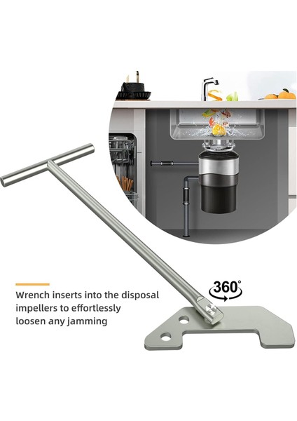Çöp Öğütücü Sıkışmayı Giderme Anahtarı, Gümüş Çöp Imha Anahtarı Aracı, Çöp Için Çöp Imha Anahtarı (Yurt Dışından) fiyatları