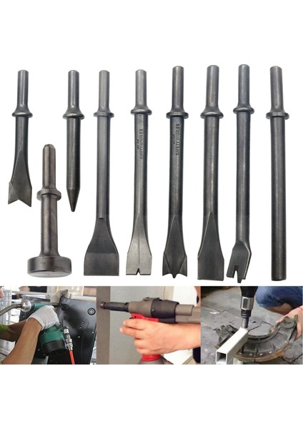 Pnömatik Keski Havalı Darbeli Zımpara Ucu Seti 9 Parça Set (Yurt Dışından) fiyatları