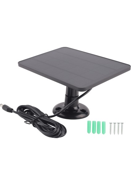 Güneş Paneli, 6W Halkalı Güneş Paneli Için, Güneş Paneli Için, Halka Spot Işığı Kamera Pil Için (Yurt Dışından)