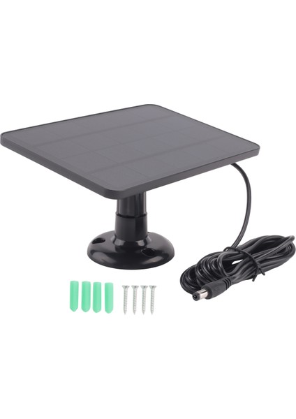 Güneş Paneli, 6W Halkalı Güneş Paneli Için, Güneş Paneli Için, Halka Spot Işığı Kamera Pil Için (Yurt Dışından)