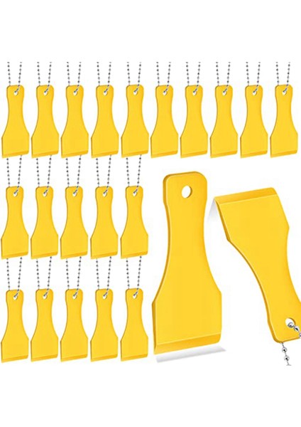 20 Adet Plastik Kazıyıcı Aracı Anahtarlık Piyango Bileti Scratcher Aracı Anahtarlık Kazıyıcı Piyango Bileti Scratcher Anahtarlık (Yurt Dışından)