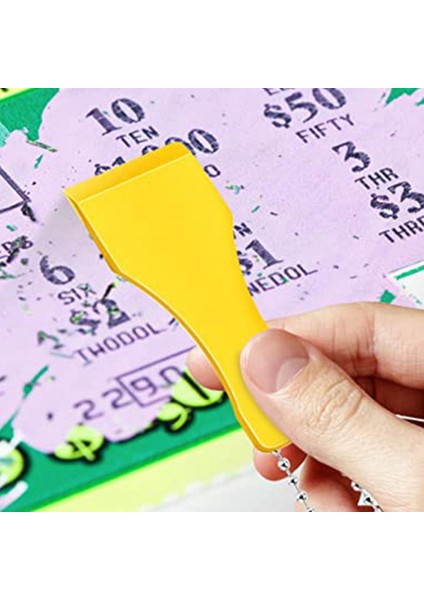 20 Adet Plastik Kazıyıcı Aracı Anahtarlık Piyango Bileti Scratcher Aracı Anahtarlık Kazıyıcı Piyango Bileti Scratcher Anahtarlık (Yurt Dışından) fiyatları