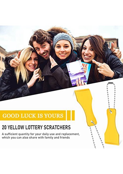 20 Adet Plastik Kazıyıcı Aracı Anahtarlık Piyango Bileti Scratcher Aracı Anahtarlık Kazıyıcı Piyango Bileti Scratcher Anahtarlık (Yurt Dışından) indirimleri