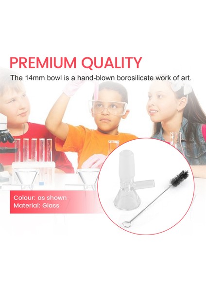 14MM Kase - Şeffaf Cam Huni, 6 Parça Temizleme Fırçalı Bilimsel Küçük Cam Huni (Yurt Dışından) fırsatları