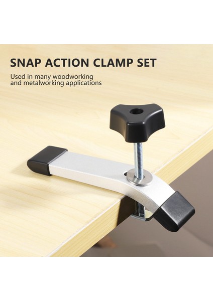 8mm Metal Hızlı Etkili Tutun Kelepçe Seti T-Yuvası T-Track Diy Ağaç Işleme S18,МНОГОЦЕЛЕВОЙ Пакет (Yurt Dışından) fırsatları