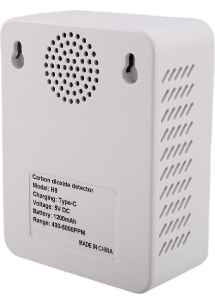 Hava Monitörü Co2 Karbon Dioksit Dedektörü Hava Kalitesi Sıcaklık Nem Monitörü Co2 Için Hızlı Ölçüm Ölçer, Beyaz (Yurt Dışından) indirimleri
