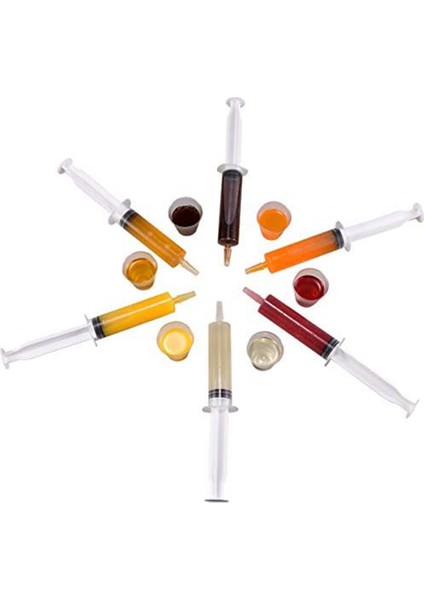 Yetişkinler Için 60 Paket Shot Şırınga, Cadılar Bayramı Partisi Malzemeleri Için Sıvı Için 60ML Kapasiteli Yeniden Kullanılabilir Plastik Şırınga (Yurt Dışından) modelleri
