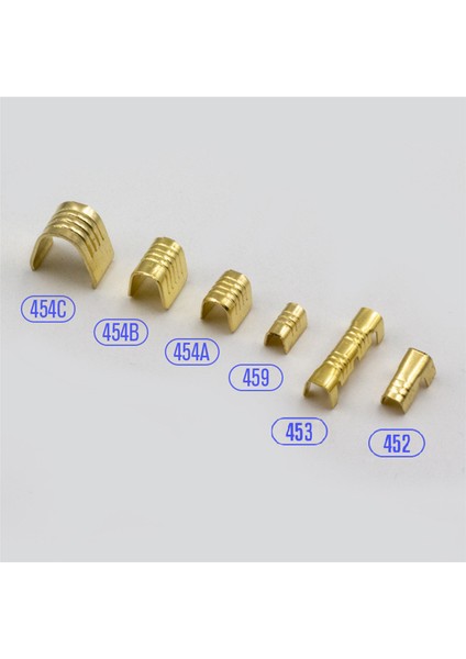 1200 Adet U Şekli Bakır Halka Terminalleri Yalıtımsız Kablo Tel Maça Butt Konnektör Kiti 454A/454B/454C/459/453/452 (Yurt Dışından) fırsatları