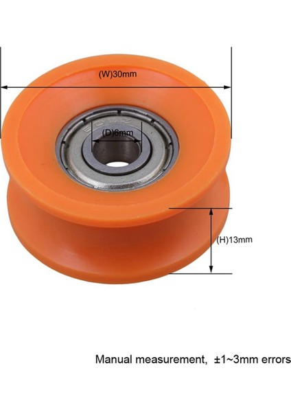 24 Adet 6X30X13MM Plastik Kaplamalı Mühürlü Rulmanlar Çelik 606ZZ Derin U Oluk Kılavuz Kasnak Raylı Bilyalı Rulman Tekerlek (Yurt Dışından)