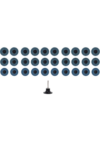 50MM 2 Inç Kesme Diski Zımpara Diski Rolor Rulo Kilit Aşındırıcı Aletler Parlatma Metal Demir Pas Temizleme Taşlama Tekerleği Uyar (Yurt Dışından)