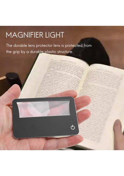 Kredi Kartı Boyutunda Işıklı 3x Büyüteç Paketi 2 Büyüteç Içerir (Yurt Dışından) indirimleri