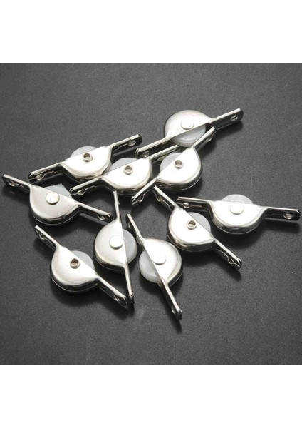 50 Adet Kapı Pencere Dolap Çekmece Kutusu Tek Naylon Sürgülü Makaralı Kasnak Tekerleği (Yurt Dışından) fiyatları