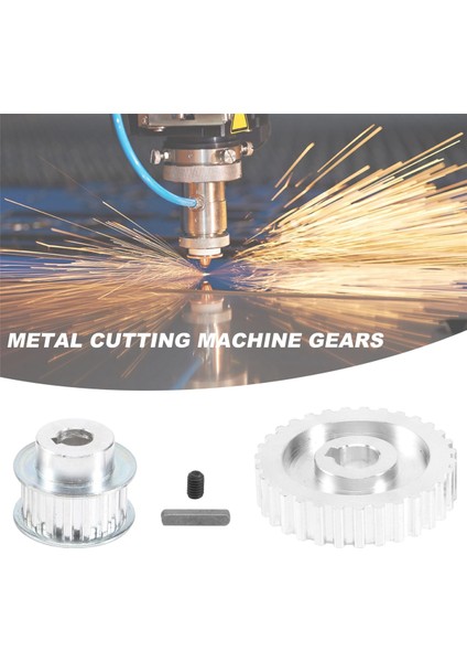 2 Adet Metal Senkron Kasnak Dişli Motor Kayış Dişli Tahrik Çarkı Dişli S CJ0618 Mini Torna Dişlileri, Metal Kesme Makinesi Dişlileri (Yurt Dışından)