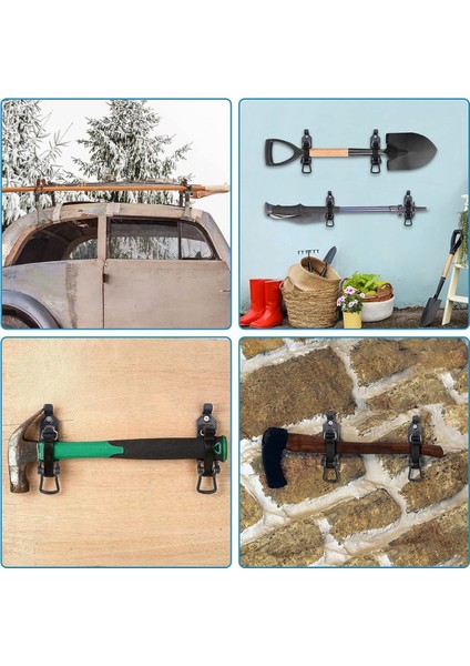 2 Adet Kürek Montaj Tavan Portbagajı, Metal Kauçuk Kelepçe Montaj Kiti, Kürek Tutucu Kelepçe Duvar Montaj Kiti Araba Aksesuarları (Yurt Dışından) fiyatları