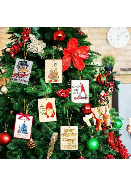 45 Adet Boş Ahşap Etiketler, Delikli El Sanatları Için 3,5 x 2,5 Inç ve Etiketler Için 42,65 Ft Sicim (Yurt Dışından) indirimleri