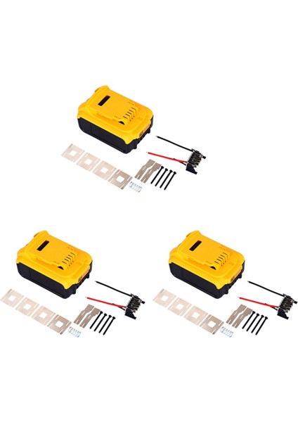 3x Li-Ion Pil Plastik Kasa Pcb Şarj Koruma Devre Kartı Kabuğu Için 18V 20V Li-Ion Pil (Yurt Dışından)