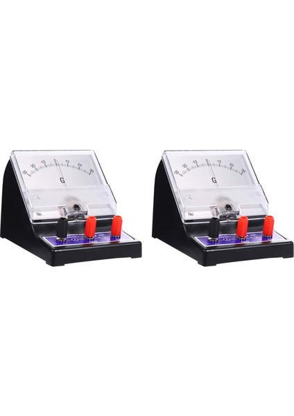 2x Analog Ampermetre Pointer Tipi Elektrik Akımı Amper Test Cihazı Hassas Ampermetre Mikroampermetre Galvanometre (Yurt Dışından)