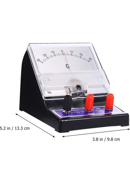 2x Analog Ampermetre Pointer Tipi Elektrik Akımı Amper Test Cihazı Hassas Ampermetre Mikroampermetre Galvanometre (Yurt Dışından)