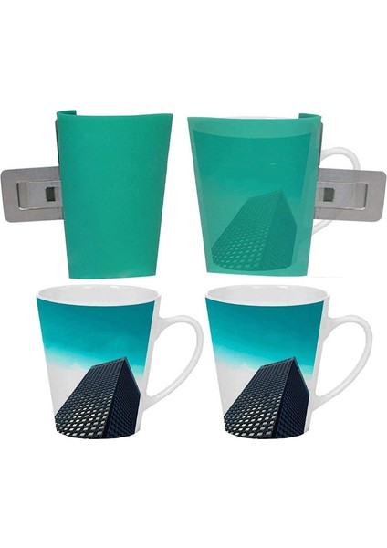 3 Paket 3D Süblimasyon Silikon Konik Kupa Sarma Kalıp Kupa Kelepçesi 12 Oz Bardak Kelepçe Fikstürü Baskı Kupalar Için (Yurt Dışından)