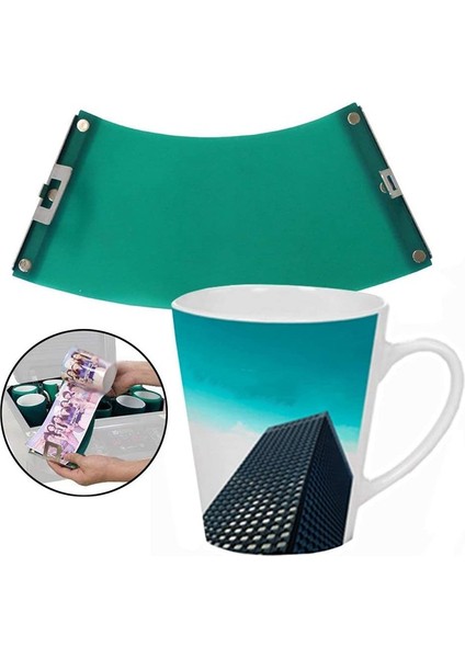 3 Paket 3D Süblimasyon Silikon Konik Kupa Sarma Kalıp Kupa Kelepçesi 12 Oz Bardak Kelepçe Fikstürü Baskı Kupalar Için (Yurt Dışından)