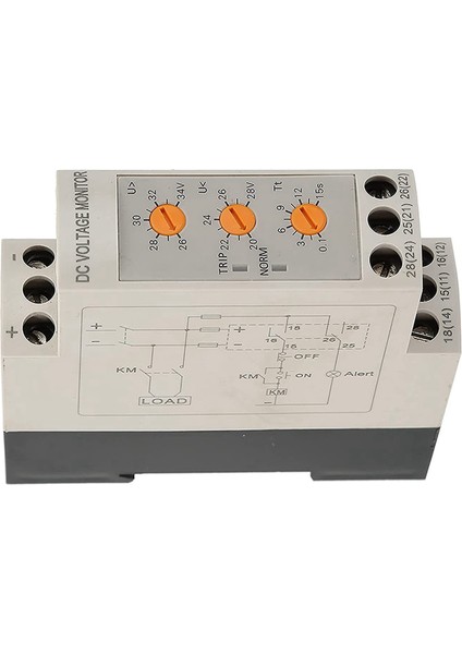 2x Aşırı Gerilim Düşük Gerilim Koruyucu Gerilim Izleme Rölesi Düşük Gerilim Koruyucu Dc Koruma Rölesi DC24V (Yurt Dışından) modelleri