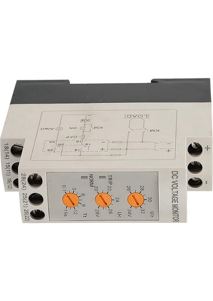 2x Aşırı Gerilim Düşük Gerilim Koruyucu Gerilim Izleme Rölesi Düşük Gerilim Koruyucu Dc Koruma Rölesi DC24V (Yurt Dışından) fırsatları