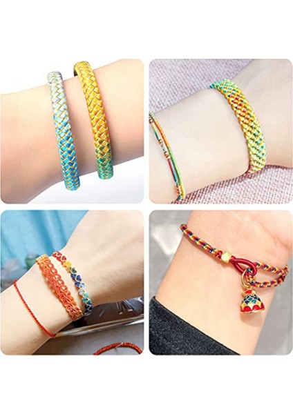 Bilezik Yapımcısı Tutucu U Şekli Jig Bilezik Yapımcısı Ahşap Çerçeve Örgü DIY Örgü Bilezikler için Crafting Araç Kiti B (Yurt Dışından) fiyatları