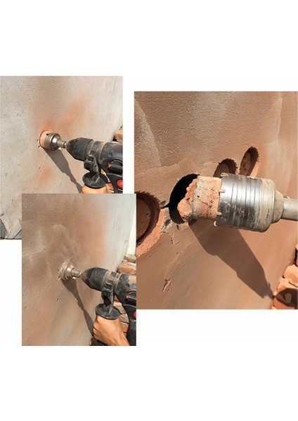 1 Takım Sds Plus Beton Delik Testere Elektrikli Içi Boş Çekirdek Matkap Ucu 100MM 110MM Çimento Taş Duvar Klima Alaşımlı Bıçak (Yurt Dışından)