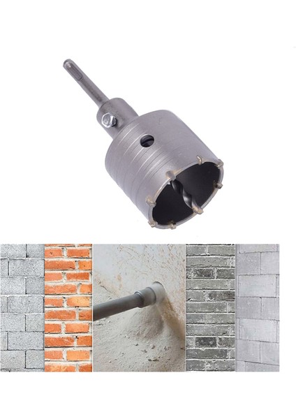 1 Takım Sds Plus Beton Delik Testere Elektrikli Içi Boş Çekirdek Matkap Ucu 100MM 110MM Çimento Taş Duvar Klima Alaşımlı Bıçak (Yurt Dışından)