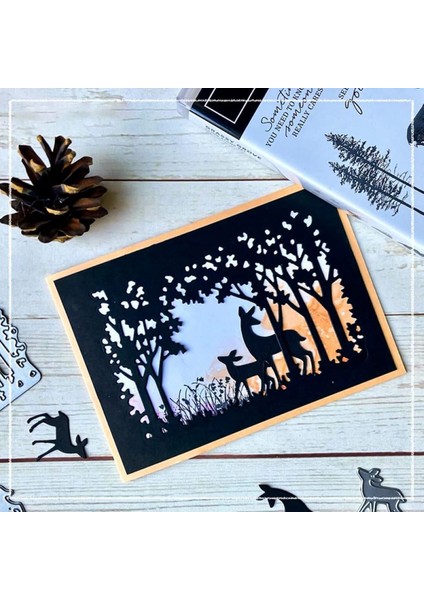 Kart Yapımı Için Pullar ve Kalıplar, Dıy Scrapbooking Damgalama Malzemeleri, Çoklu Stiller Metal Kesme Kalıbı ve Damga Seti (Yurt Dışından)